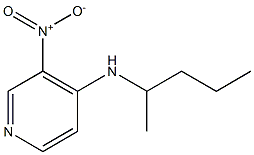 3-nitro-N-(pentan-2-yl)pyridin-4-amine Struktur