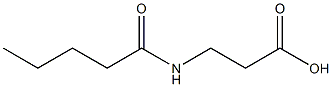 3-pentanamidopropanoic acid Struktur