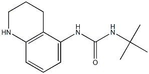 3-tert-butyl-1-1,2,3,4-tetrahydroquinolin-5-ylurea Struktur