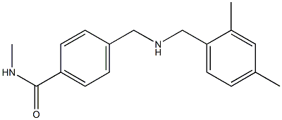 4-({[(2,4-dimethylphenyl)methyl]amino}methyl)-N-methylbenzamide Struktur