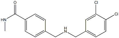 4-({[(3,4-dichlorophenyl)methyl]amino}methyl)-N-methylbenzamide Struktur