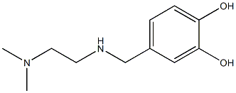 4-({[2-(dimethylamino)ethyl]amino}methyl)benzene-1,2-diol Struktur