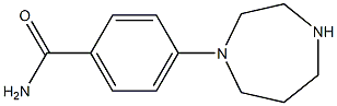 4-(1,4-diazepan-1-yl)benzamide Struktur