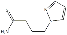 4-(1H-pyrazol-1-yl)butanethioamide Struktur