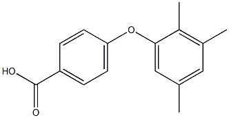 4-(2,3,5-trimethylphenoxy)benzoic acid Struktur