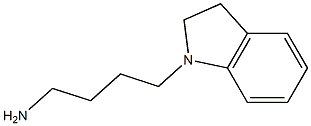 4-(2,3-dihydro-1H-indol-1-yl)butan-1-amine Struktur