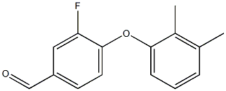 4-(2,3-dimethylphenoxy)-3-fluorobenzaldehyde Struktur