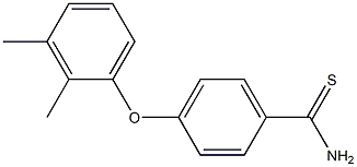 4-(2,3-dimethylphenoxy)benzene-1-carbothioamide Struktur