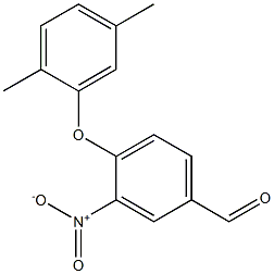 4-(2,5-dimethylphenoxy)-3-nitrobenzaldehyde Struktur