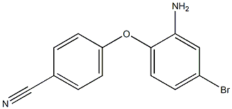 4-(2-amino-4-bromophenoxy)benzonitrile Struktur