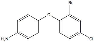 4-(2-bromo-4-chlorophenoxy)aniline Struktur