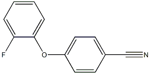 4-(2-fluorophenoxy)benzonitrile Struktur