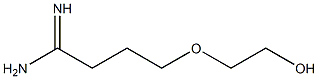 4-(2-hydroxyethoxy)butanimidamide Struktur