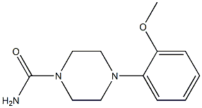 4-(2-methoxyphenyl)piperazine-1-carboxamide Struktur