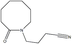 4-(2-oxoazocan-1-yl)butanenitrile Struktur