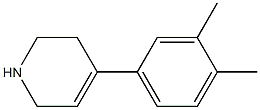 4-(3,4-dimethylphenyl)-1,2,3,6-tetrahydropyridine Struktur