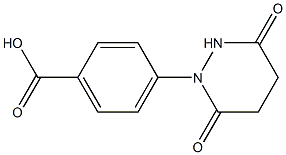 4-(3,6-dioxotetrahydropyridazin-1(2H)-yl)benzoic acid Struktur