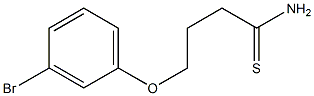 4-(3-bromophenoxy)butanethioamide Struktur