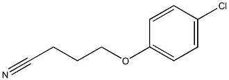 4-(4-chlorophenoxy)butanenitrile Struktur