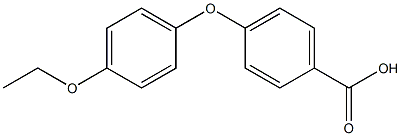 4-(4-ethoxyphenoxy)benzoic acid Struktur