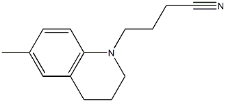 4-(6-methyl-3,4-dihydroquinolin-1(2H)-yl)butanenitrile Struktur