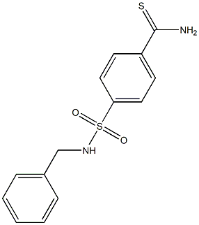 4-(benzylsulfamoyl)benzene-1-carbothioamide Struktur