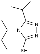 4-(butan-2-yl)-5-(propan-2-yl)-4H-1,2,4-triazole-3-thiol Struktur