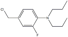 4-(chloromethyl)-2-fluoro-N,N-dipropylaniline Struktur