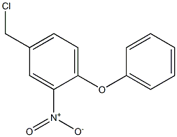 4-(chloromethyl)-2-nitro-1-phenoxybenzene Struktur