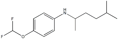 4-(difluoromethoxy)-N-(5-methylhexan-2-yl)aniline Struktur