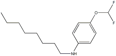 4-(difluoromethoxy)-N-octylaniline Struktur