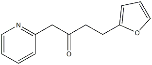 4-(furan-2-yl)-1-(pyridin-2-yl)butan-2-one Struktur