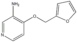 4-(furan-2-ylmethoxy)pyridin-3-amine Struktur