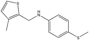 4-(methylsulfanyl)-N-[(3-methylthiophen-2-yl)methyl]aniline Struktur