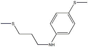 4-(methylsulfanyl)-N-[3-(methylsulfanyl)propyl]aniline Struktur