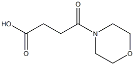 4-(morpholin-4-yl)-4-oxobutanoic acid Struktur