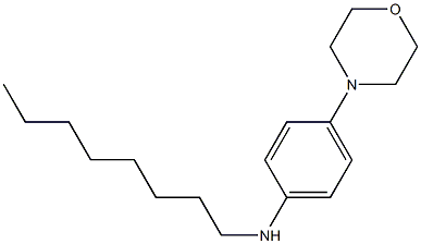 4-(morpholin-4-yl)-N-octylaniline Struktur