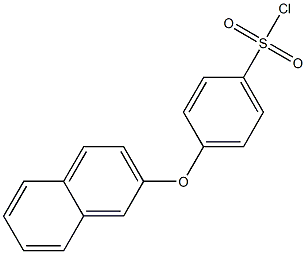 4-(naphthalen-2-yloxy)benzene-1-sulfonyl chloride Struktur