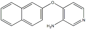 4-(naphthalen-2-yloxy)pyridin-3-amine Struktur