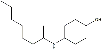 4-(octan-2-ylamino)cyclohexan-1-ol Struktur