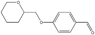 4-(oxan-2-ylmethoxy)benzaldehyde Struktur