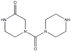 4-(piperazin-1-ylcarbonyl)piperazin-2-one Struktur