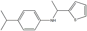 4-(propan-2-yl)-N-[1-(thiophen-2-yl)ethyl]aniline Struktur