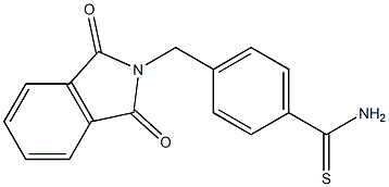 4-[(1,3-dioxo-1,3-dihydro-2H-isoindol-2-yl)methyl]benzenecarbothioamide Struktur