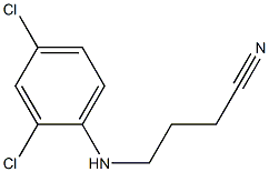 4-[(2,4-dichlorophenyl)amino]butanenitrile Struktur