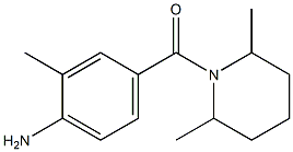 4-[(2,6-dimethylpiperidin-1-yl)carbonyl]-2-methylaniline Struktur