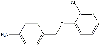 4-[(2-chlorophenoxy)methyl]aniline Struktur