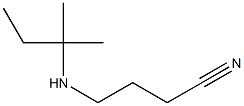 4-[(2-methylbutan-2-yl)amino]butanenitrile Struktur