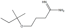 4-[(2-methylbutan-2-yl)oxy]butanimidamide Struktur