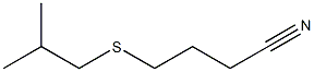 4-[(2-methylpropyl)sulfanyl]butanenitrile Struktur